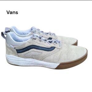 Vans Ultrarange Pro 2 Beige Tan Leather Athletic Tennis Shoe Sneaker Men 11.5